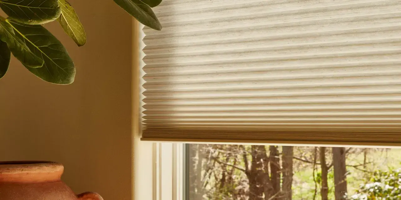 An inside mount honeycomb shade